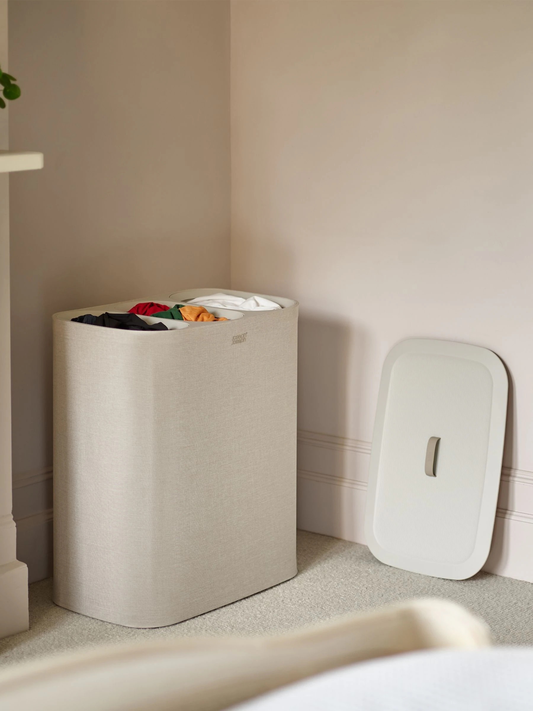 Joseph Joseph Joseph Joseph Ecru Tota Trio 90L Laundry Separation Basket | Next US