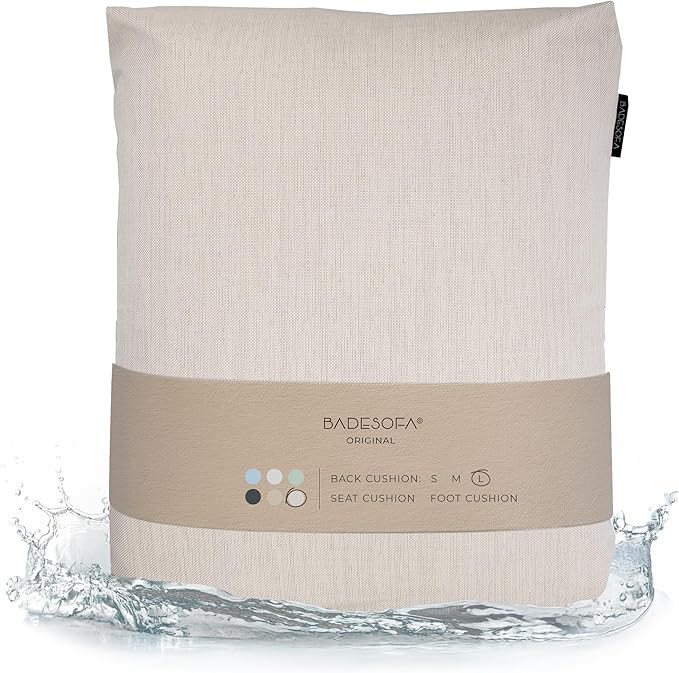 BADESOFA® Luxury Bathtub Pillow L | Large Bath Pillow for Therapeutic Neck and Back Support | Hi... | Amazon (US)