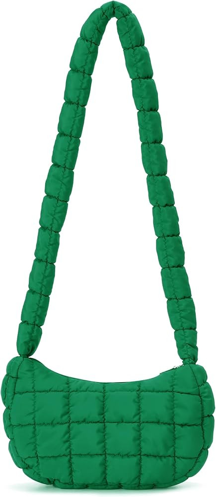 Women Quilted Small Crossbody Bag Puffer Shoulder Bag Ladies | Amazon (US)