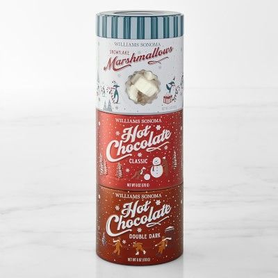 Classic &amp; Double Dark Hot Chocolate Sampler with Marshmallows | Williams-Sonoma
