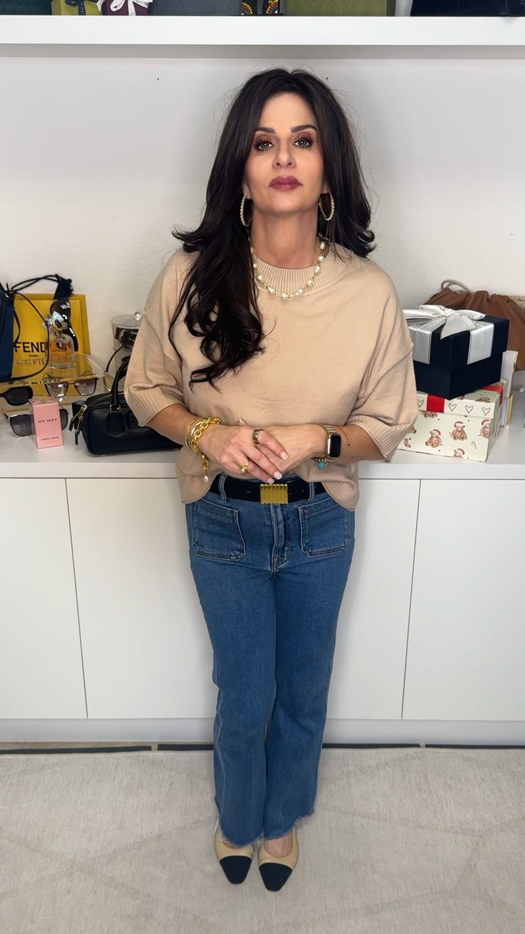 Such a great top. So comfortable. Top sm , jeans 25 #knittop #casualattire #denimlook 

#LTKgrwm #LTKootd #LTKOver40

#LTKSeasonal #LTKSaleAlert #LTKOver40