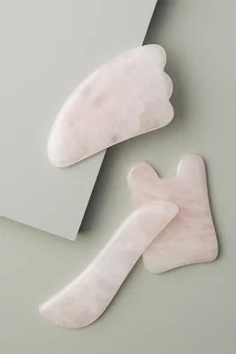 Gracious Om Gua Sha 3-Piece Kit | Anthropologie (US)