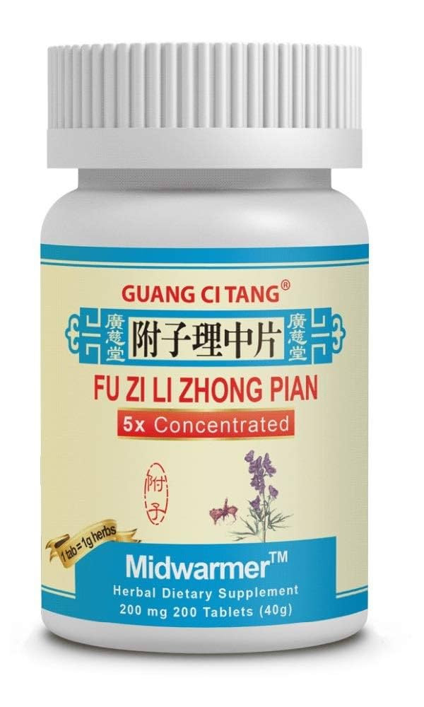 Fu Zi Li Zhong Pian - Midwarmer - 200 mg 200 Tablets | Amazon (US)