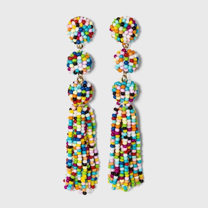 SUGARFIX by BaubleBar Beaded Ball Drop Tassel Earrings | Target