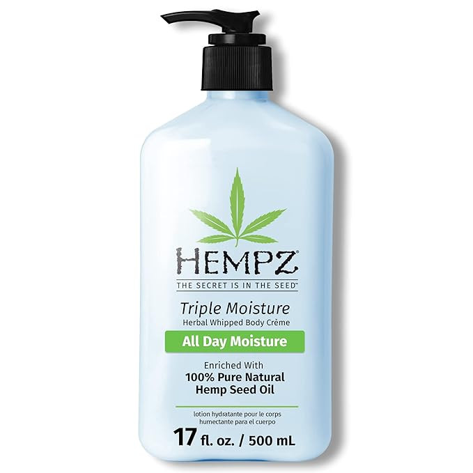 HEMPZ Triple Moisture Body Moisturizer, 17 Oz – Hydrating Lotion Rich with Minerals, Vitamin C,... | Amazon (US)