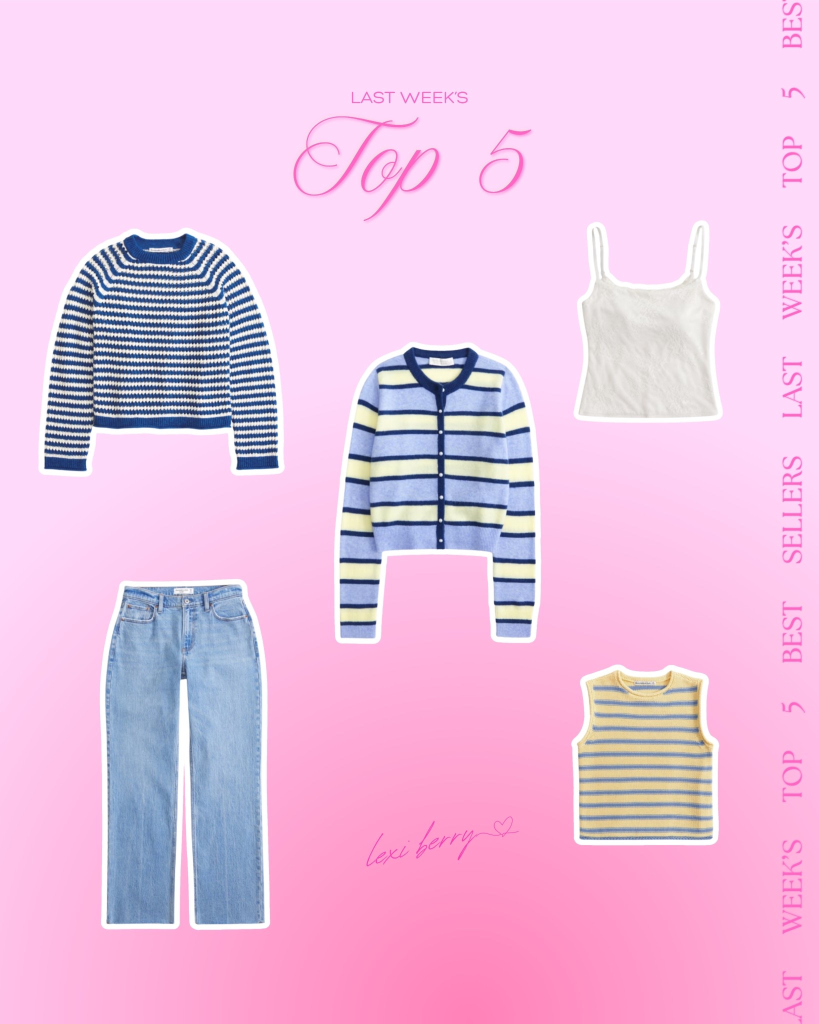 last week’s top 5 best sellers — honestly, these are some of my favorites right now too💛

#LTKootd #LTKSeasonal #LTKMidsize