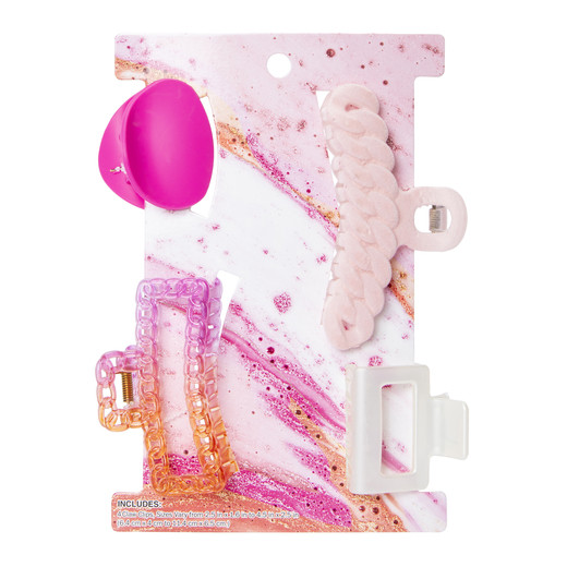 Claw Hair Clips 4-Count | Five Below