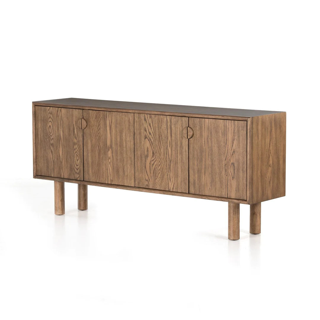 Oak Sideboard Tan | Burke Decor