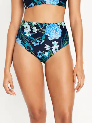 High-Waisted French-Cut Bikini Swim Bottoms | Old Navy (US)
