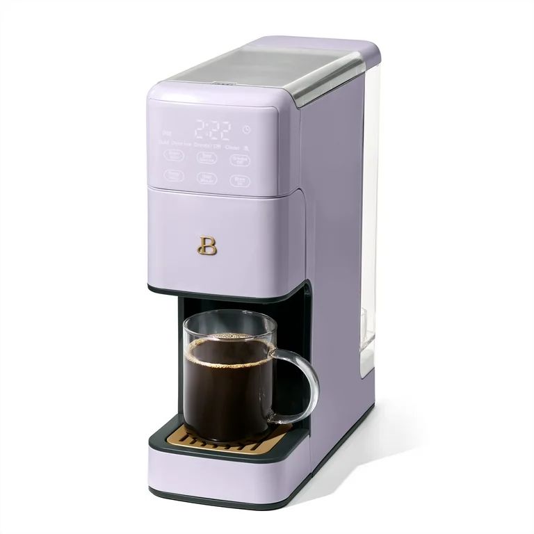 Beautiful Perfect Grind Programmable Single Serve Coffee Maker, Lavender by Drew Barrymore | Walmart (US)