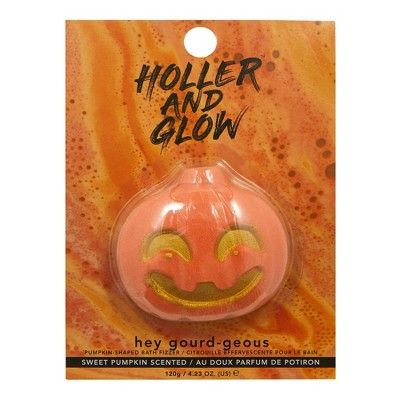 Holler and Glow Bath Bomb - Pumpkin - 4.4oz | Target