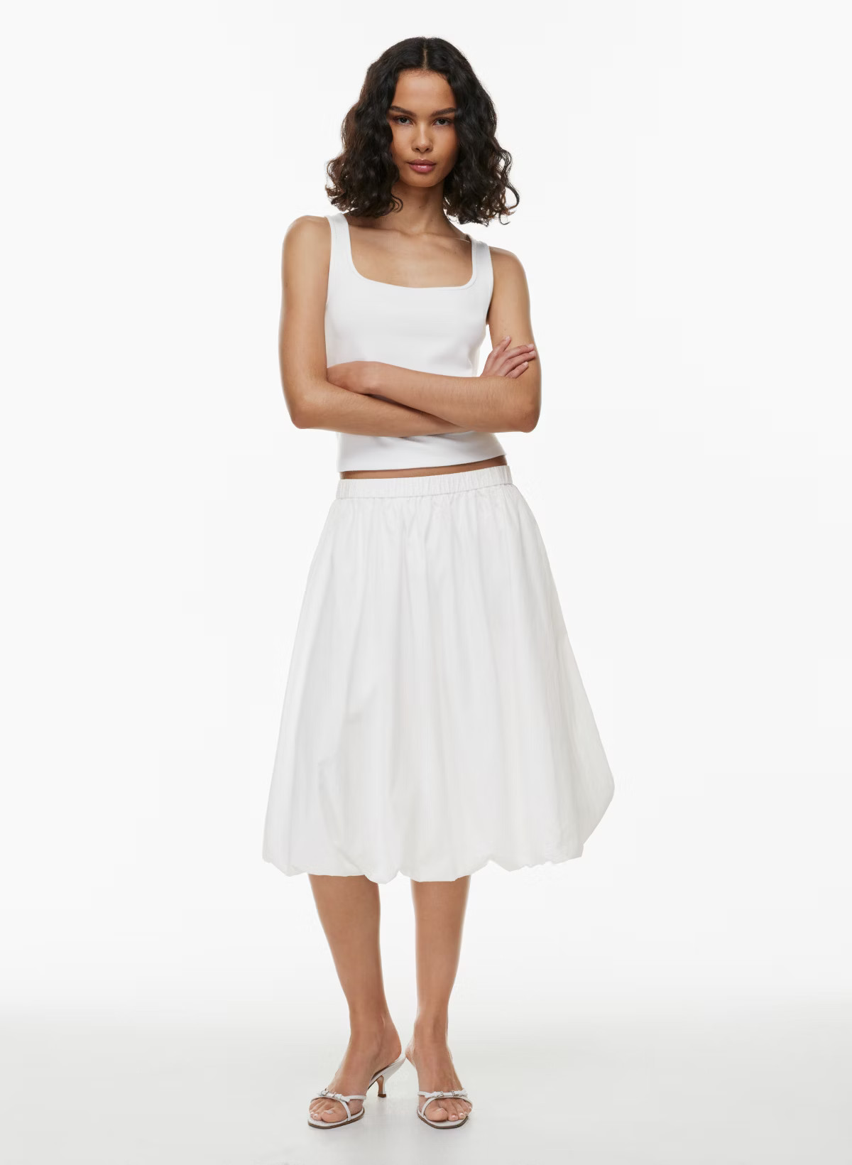 BUBBLY POPLIN SKIRT | Aritzia