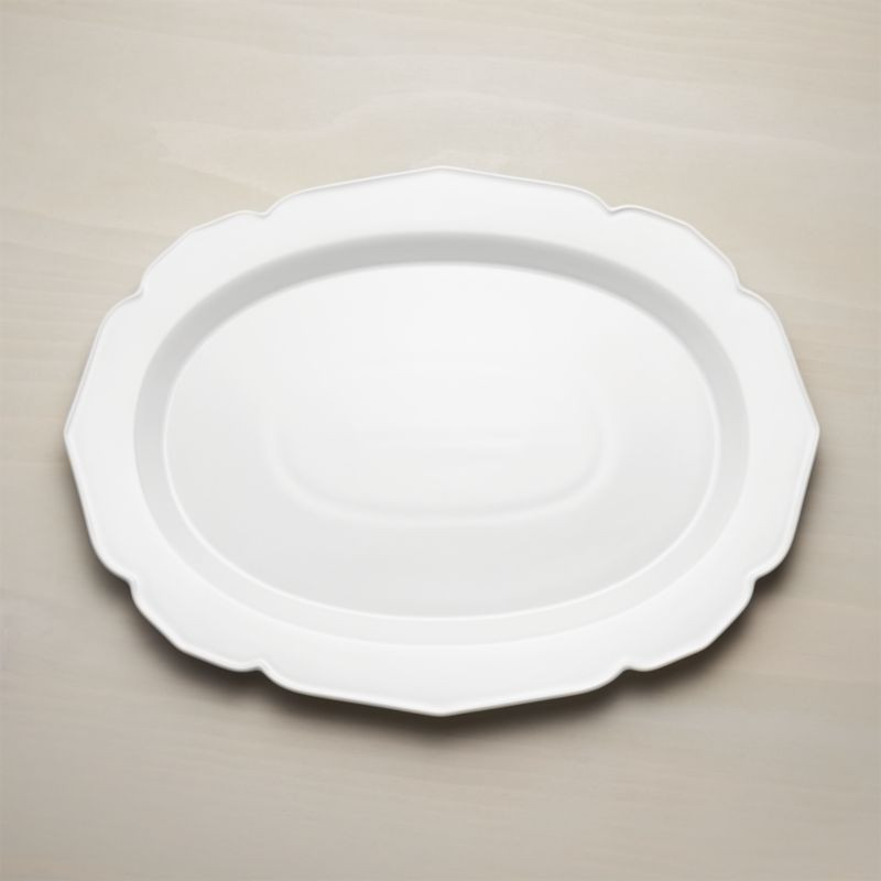 Savannah Oval Platter + Reviews | Crate and Barrel | Crate & Barrel