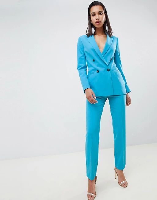 ASOS DESIGN pop blue pants | ASOS US