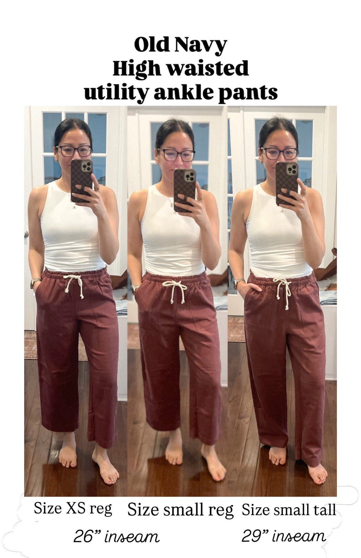 Old Navy high waisted utility ankle pants


#LTKSaleAlert #LTKOver40 #LTKSeasonal