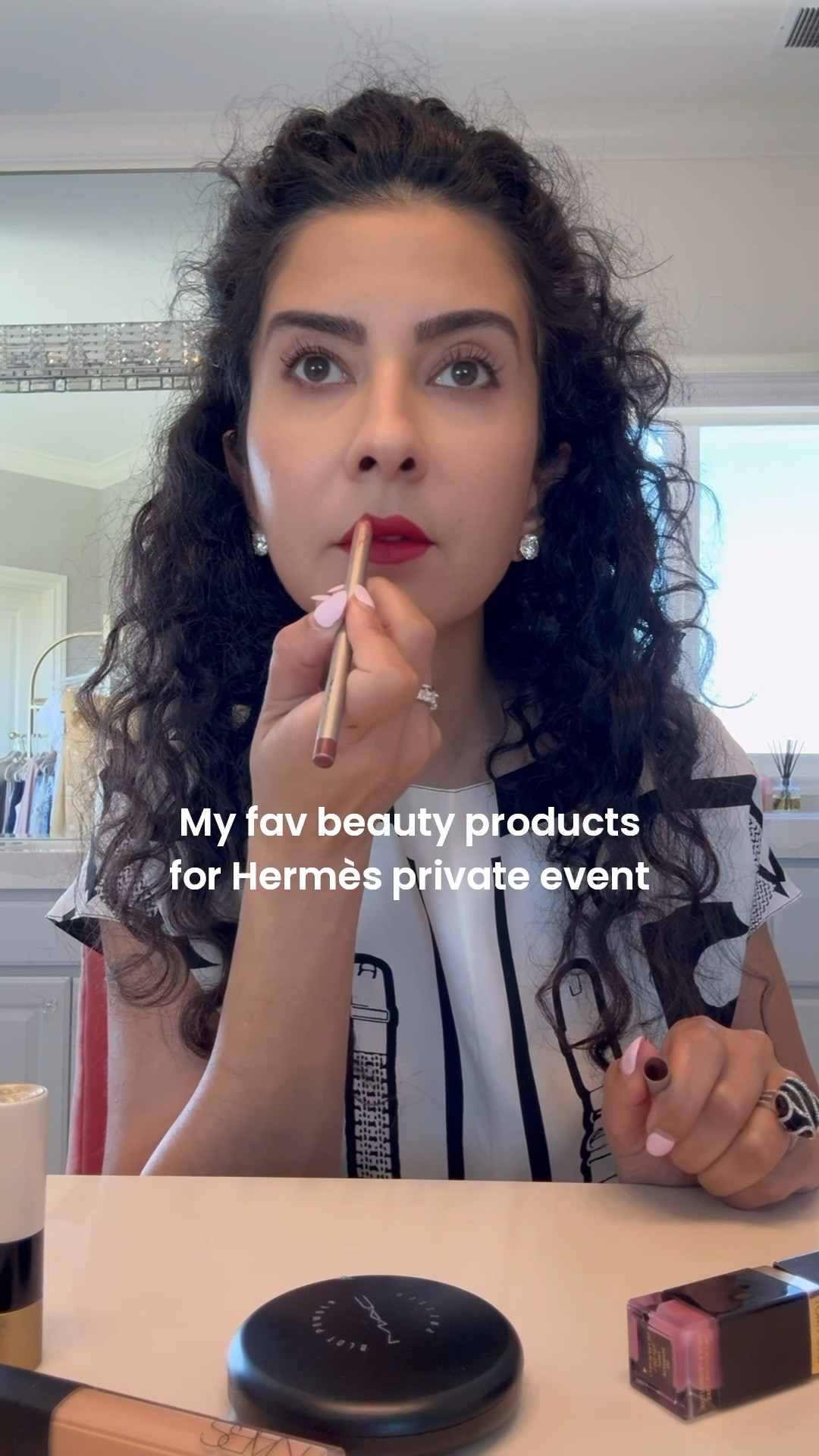 GRWM for an Hermès private event. My fav beauty products

#LTKdayinmylife #LTKgrwm #LTKootd