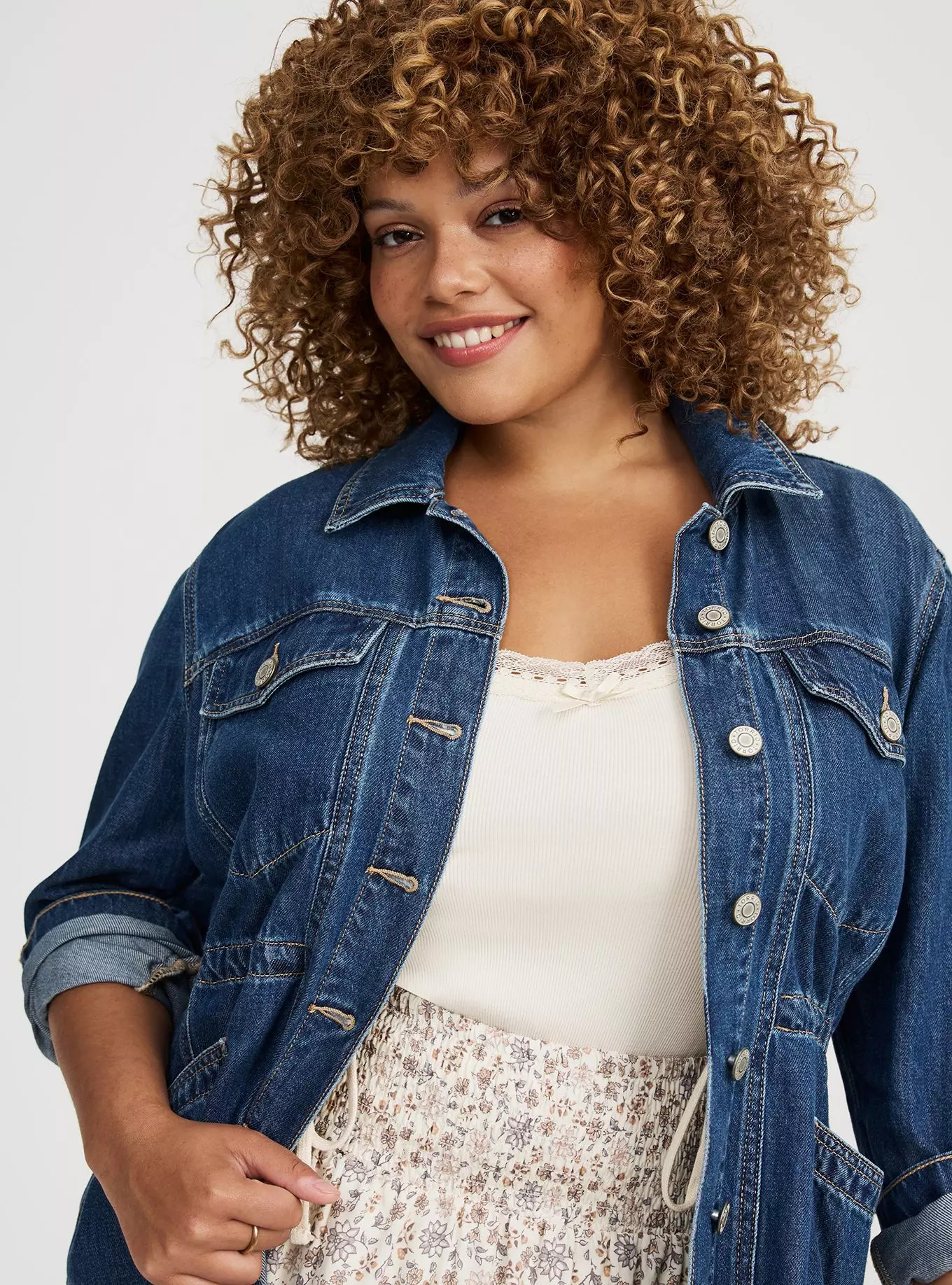 Vintage Rigid Denim Anorak | Torrid (US & Canada)