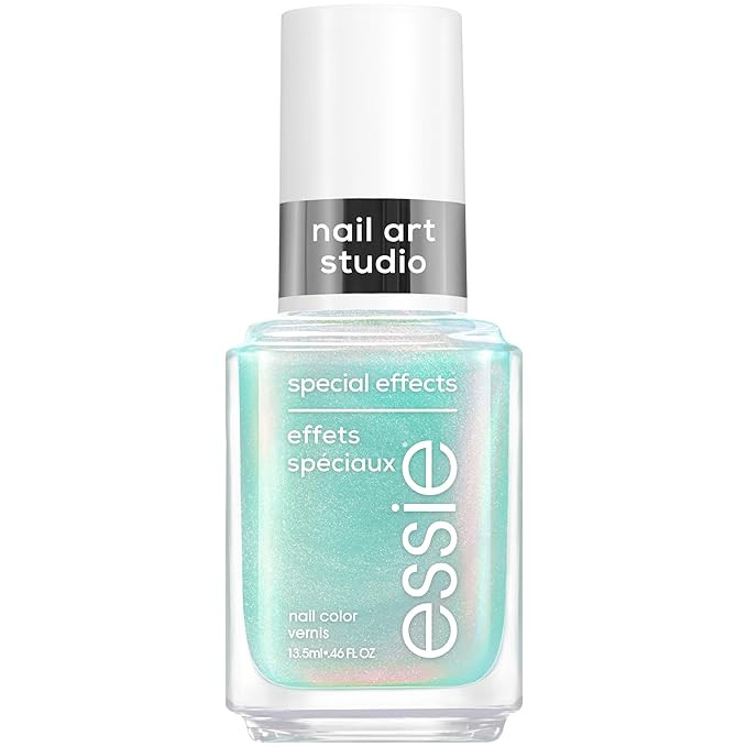 essie Nail Art Studio Special Effects Chrome Polish, Vegan, Aqua Nail Polish, Mystic Marine, 0.46... | Amazon (US)