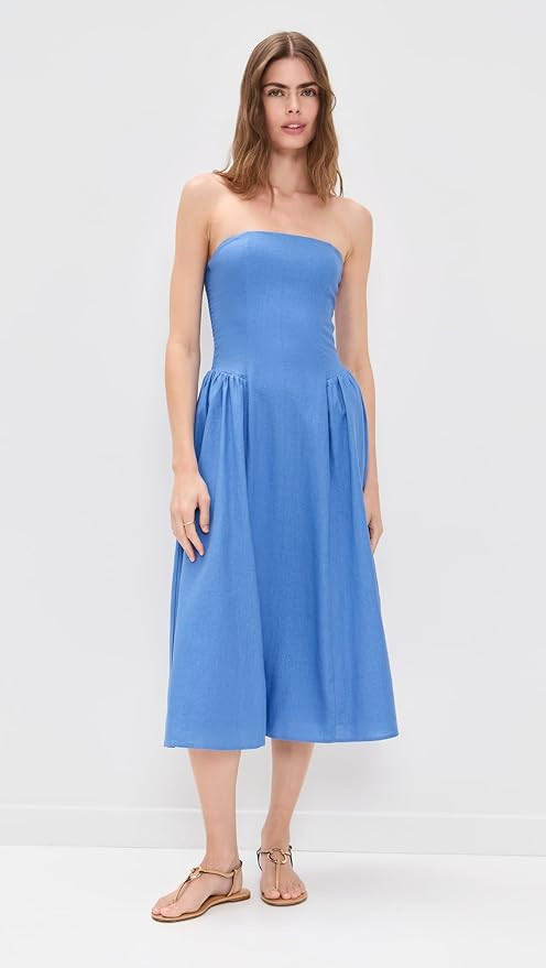 WAYF Women's Giulia Strapless Midi Dress | Amazon (US)