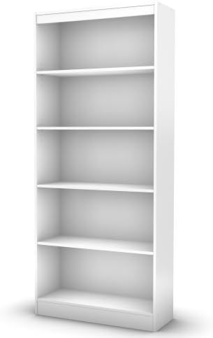 South Shore Axess 5-Shelf Bookcase - Pure White | Amazon (US)
