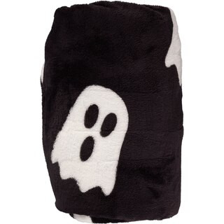 Spooky Village Halloween Print Flannel Throw Blanket, Ghost, 50 x 60 in | CVS