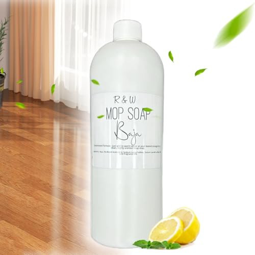 R&W Mop Soap - R and W Brazilian Waves Scented Luxury Deep Cleaner, Multisurface Bathroom & Kitchen Mop Soap for Floor Cleaning (1Pcs) | Amazon (US)