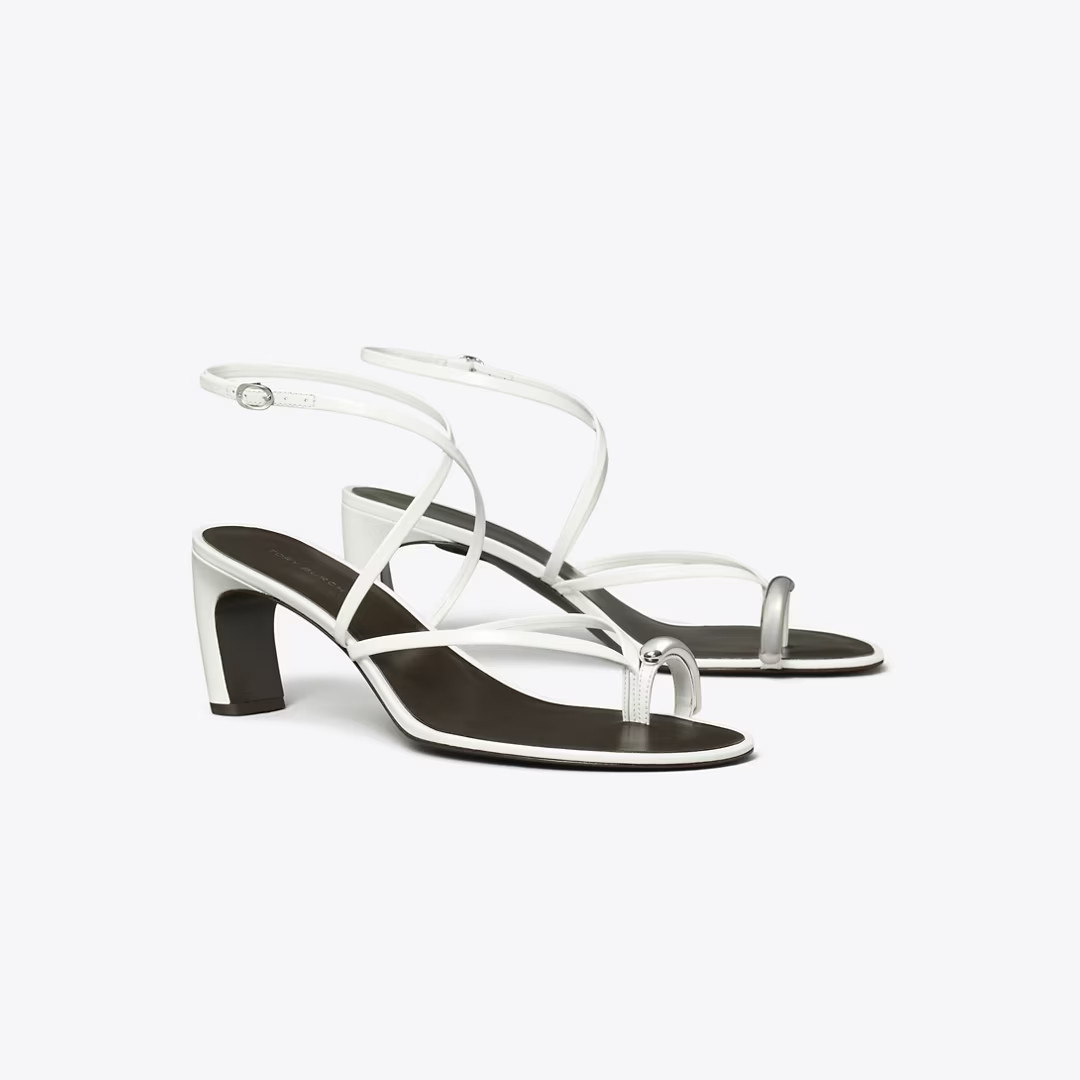 Tory Burch Pierced Multi-Strap Heeled Sandal | Tory Burch (US)