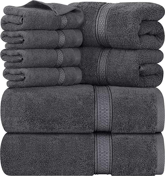 Utopia Towels - Towel Set, 2 Bath Towels, 2 Hand Towels, and 4 Washcloths, 600 GSM Ring Spun Cott... | Amazon (CA)
