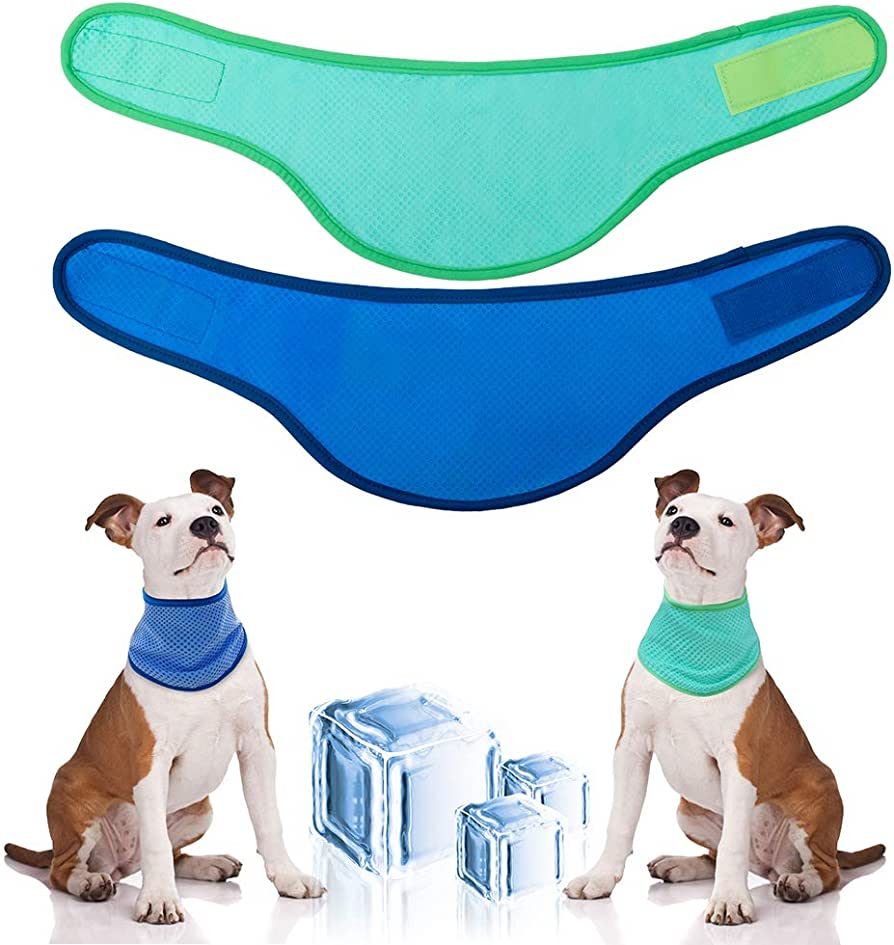 EXPAWLORER Dog Cooling Bandana - Ice Pet Cooling Collar for Hot Summer, Adjustable ICY Scarf Inst... | Amazon (US)