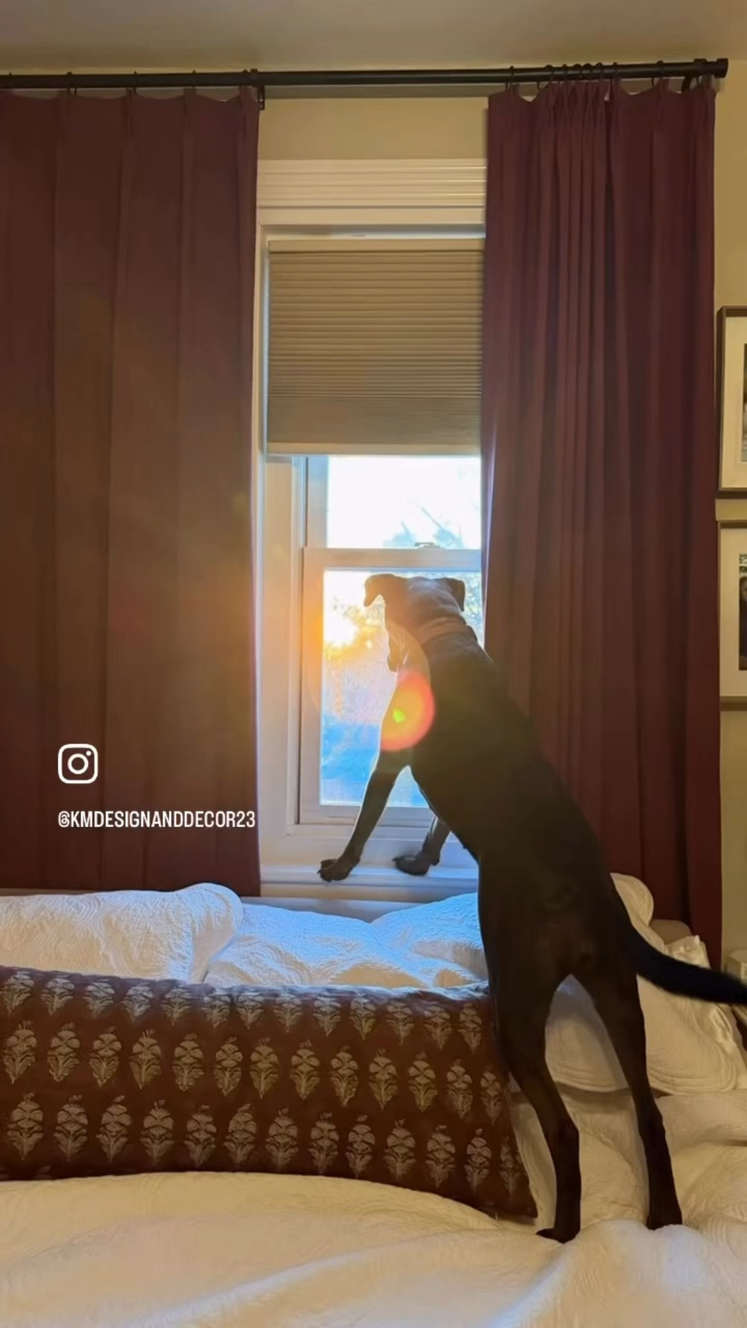 Homerilla has so many options to choose from. Pick a neutral or bold color based on colors you already have in your room in your rug, artwork or bedding.  I went with plum for our bedroom but have done neutrals in other rooms in our home. 
2.  Choose the fabric.  I personally love the  Lille luxury linen & have chosen it for all my rooms. 
3. Choose the backing.  For our bedroom I went with 100% blackout & I’m so glad I did! 😴
4.  Choose to get memory training or not.  I always choose memory training and love how the curtains fall perfectly right away with no ironing or steaming! 
5. Choose the pleat style.  These are double french pleat.
6. Choose the width.  Hang as high and wide as you can so you aren’t blocking the light from your windows when the curtains are open. 
7. Choose the length.  Just kissing the floor 😘 unless you like a pooled look.  If your curtain rods are already hung measure from the bottom of the rod to the floor. Subtract the size of the ring you will use.  These curtains have adjustment tabs on back but the curtains hang better when you only have to adjust them a small amount.  Otherwise hang rods once your curtains arrive so you can get them just right. 
8. Choose the rings: I chose black to match our curtain rods. 

Do you have a room that needs new curtains?  What would you choose? 

Find Link in Bio or head to our LTK~ use Code KAKT17 when buying your own! 

#customcurtains #curtaintips #gifted #homedecoratingtips #bedroomsofinsta

#LTKdayinmylife #LTKmomlife #LTKHome