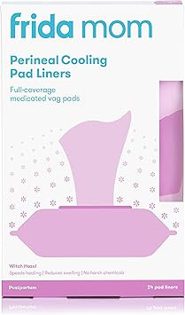 Frida Mom Perineal Medicated Witch Hazel Full-Length Cooling Pad Liners for Postpartum Care | 24-... | Amazon (US)