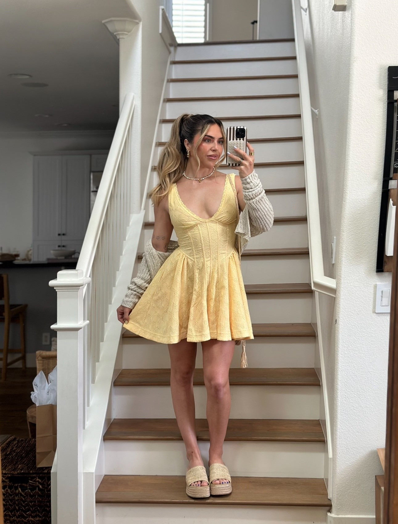 Spring bridal shower OOTD 🫶🏼🌼 i love this dress! Wearing an xs!! 

#LTKgrwm #LTKWedding #LTKFestival