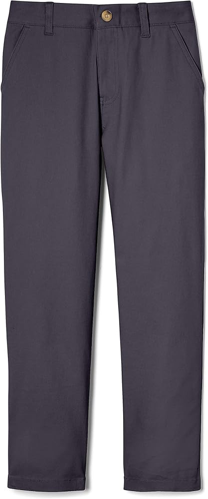 French Toast Boys' Adjustable Waist Straight Fit Stretch Twill Chino Pant | Amazon (US)