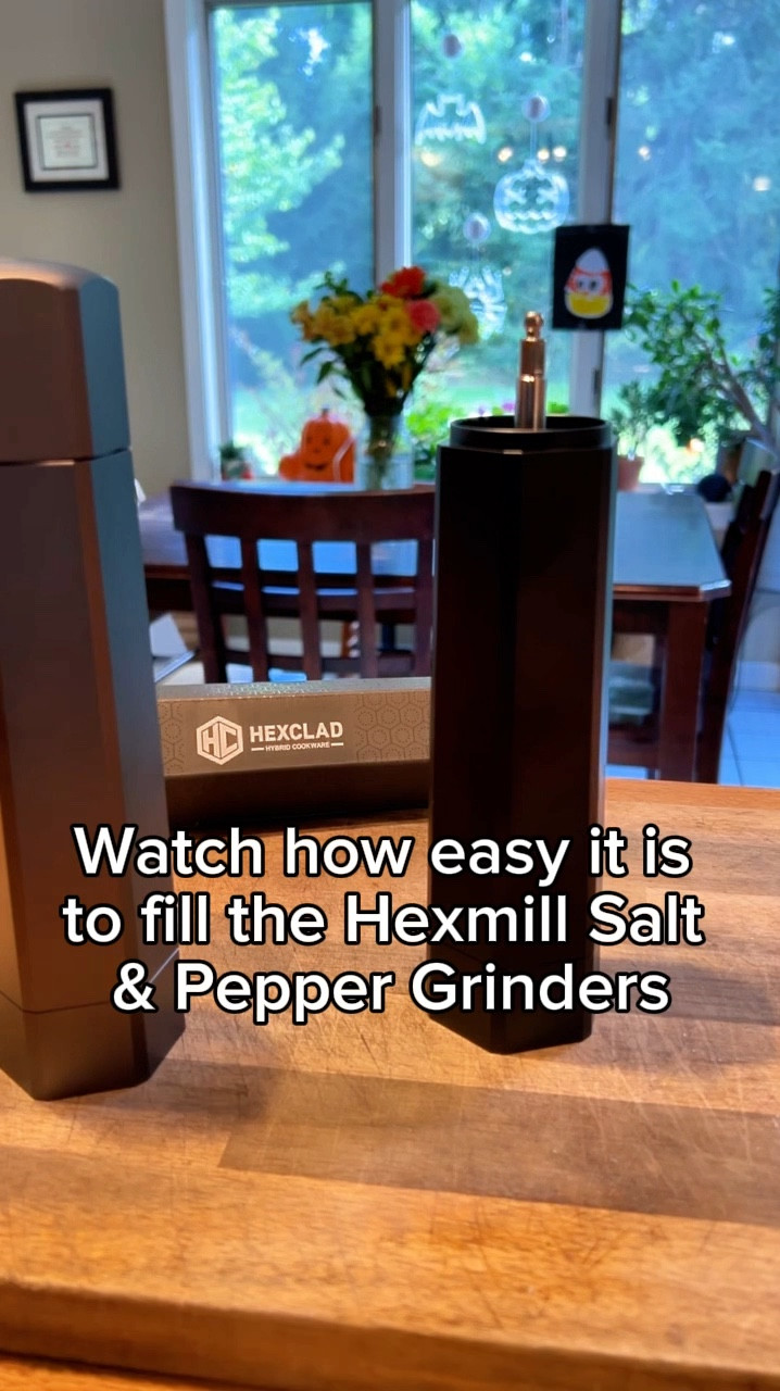 Filling the HexClad Salt and Pepper Mills is as easy as it gets! 🔄 With the simple push of a button, the quick-release cap opens for a seamless refill experience. Whether you're adding fresh peppercorns or salt, you’ll be done in seconds – no spills, no hassle. Plus, their clear bodies mean you'll always know when it's time for a top-up.

Did you know? Black pepper is not only a flavor booster, but it also contains piperine, which has antioxidant and anti-inflammatory properties. And when it comes to salt, using the right amount can help maintain proper hydration and balance your electrolytes. So, seasoning your meals can be both delicious and beneficial! 🌿 #HexClad #KitchenEssentials #EasyCooking #SaltAndPepperGrinders #HealthFacts


#LTKHome #LTKVideo #LTKFamily