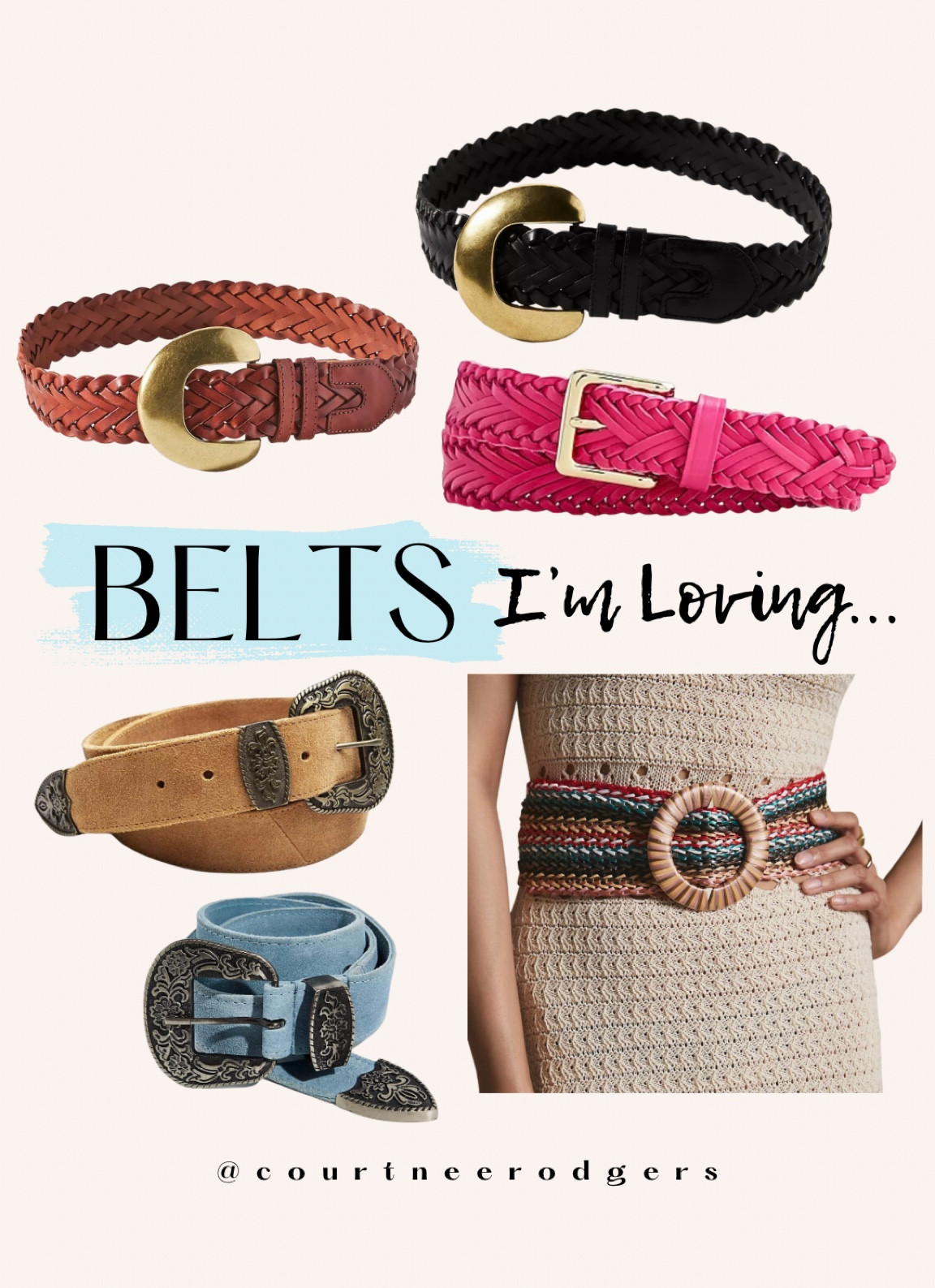 Belts I’m loving 😍

Spring outfits, new arrivals, belts, statement belt, spring dresses, Easter outfits 

#LTKunder50 #LTKsalealert #LTKstyletip