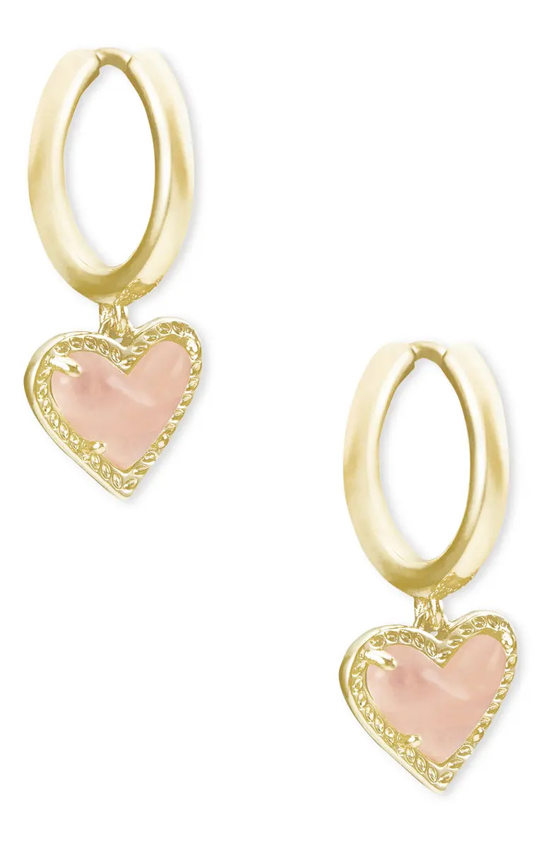 Ari Heart Huggie Hoop Earrings | Nordstrom
