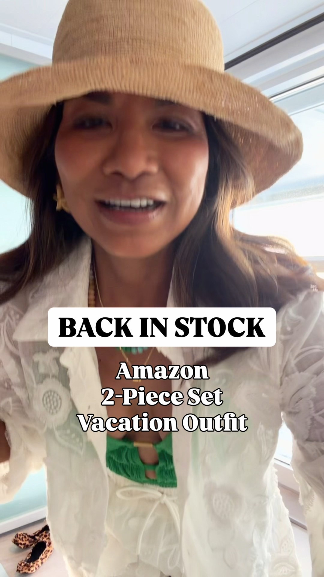 Restocked!!

I’m 5’2” 118#ish for reference 
Amazon Set that looks designer—This gives more coverage as swim cover up. Wearing small tts.
Sandals tts.
Swimsuit with great back coverage and great quality. 
All Accesories are linked. 
Cruise outfit, vacation outfit, resort wear Amazon finds, what I wore on a cruise vacation, fashion over 40, over 50 style, midlife fashion, petite fashion,midlife fashion, affordable fashion, fashion over40 

#LTKFindsUnder50 #LTKootd #LTKSeasonal #LTKPetite #LTKOver40

#LTKOver40 #LTKPetite #LTKTravel