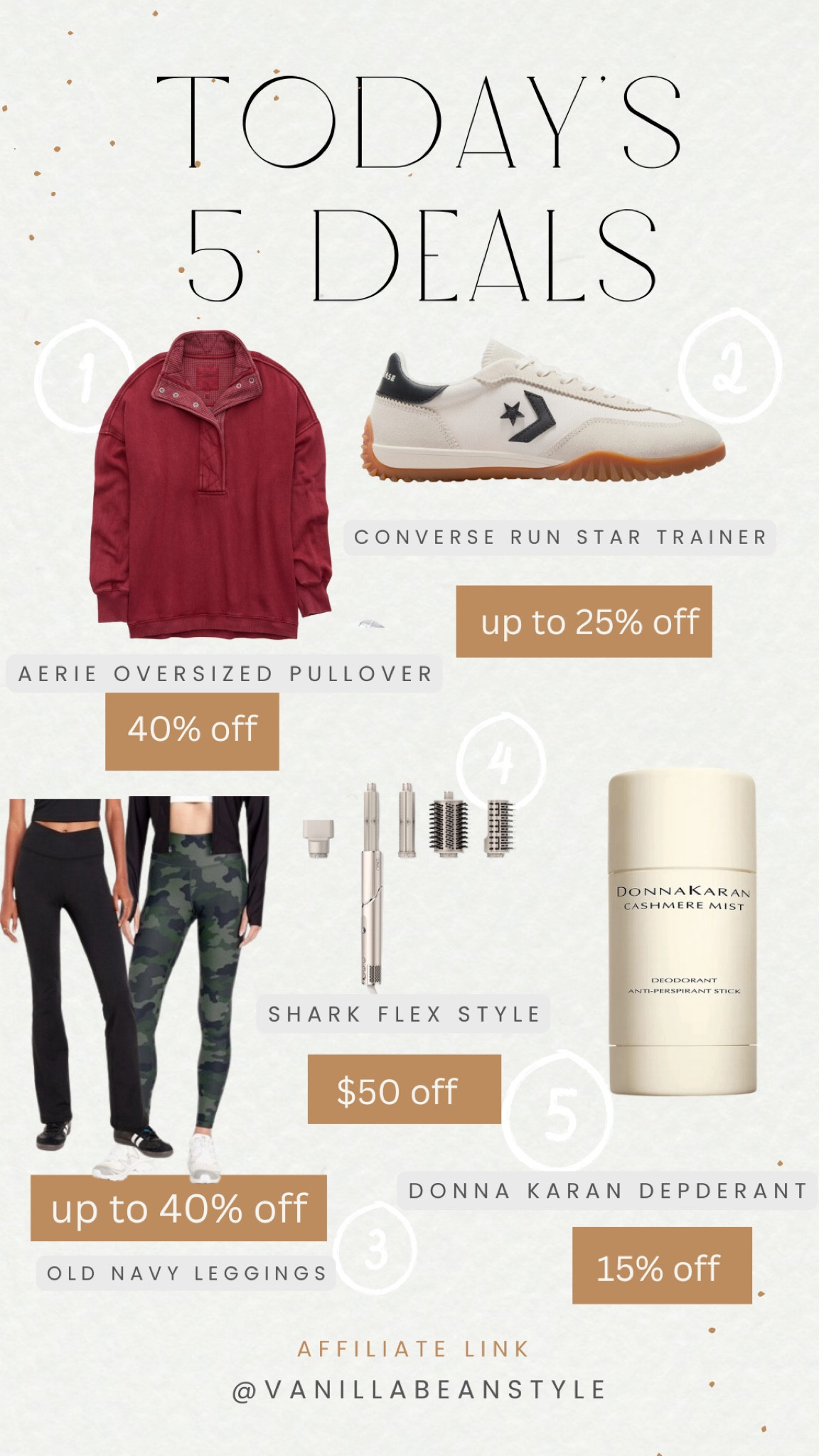 Today’s 5 Deals. 

#LTKShoeCrush #LTKOver40 #LTKStyleTip