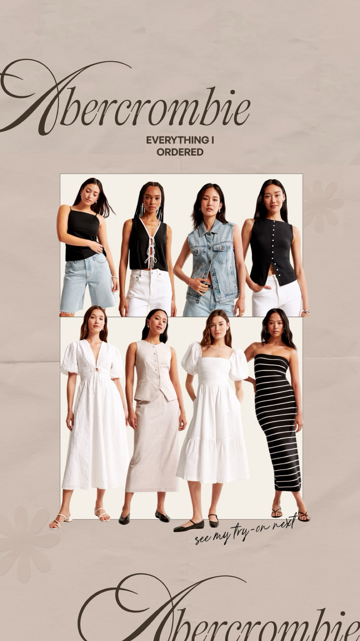 Abercrombie haul🤍 everything I’ve ordered recently! See try on reel over on insta #abercrombie #kelclight 

#LTKFindsUnder100 #LTKMidsize #LTKStyleTip