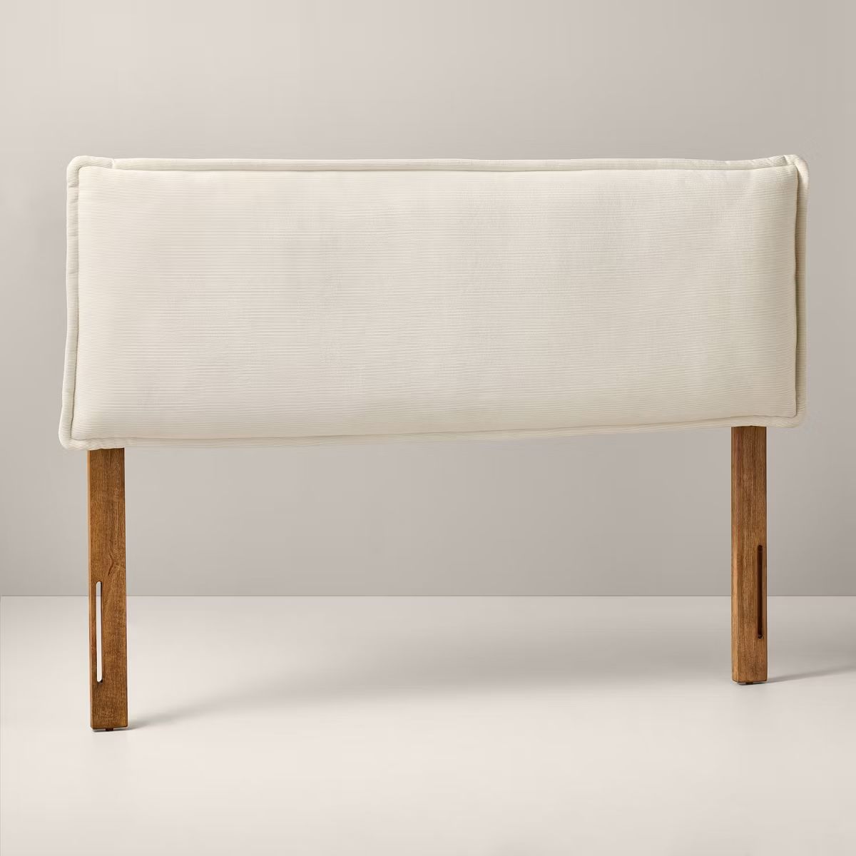 Corduroy Upholstered Headboard Cream - Hearth & Hand™ with Magnolia | Target