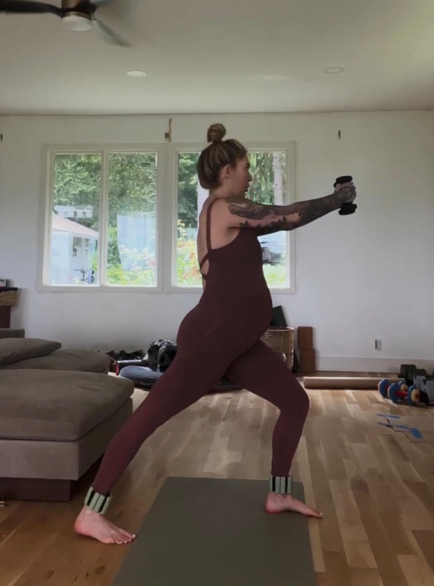 Barre bump onesie & my favorite ankle weights.

#LTKbaby #LTKbump