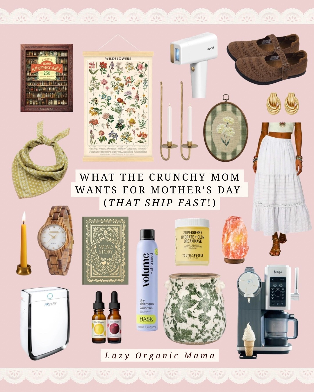 The last minute gifts to get the crunchy mom for Mother’s Day. Full of low tox finds, natural fibers, whimsical decor, and wellness goodies!

#LTKMothersDay #LTKselfcare #LTKmomlife