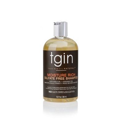 TGIN Moisture Rich Sulfate Free Shampoo For Natural Hair with Amla Oil and Coconut Oil -13 fl oz | Target