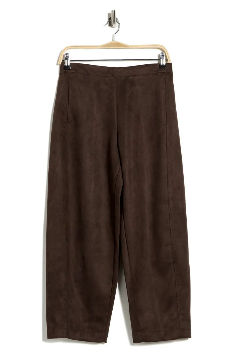 MAX STUDIO Faux Suede Barrel Pants | Nordstromrack | Nordstrom Rack