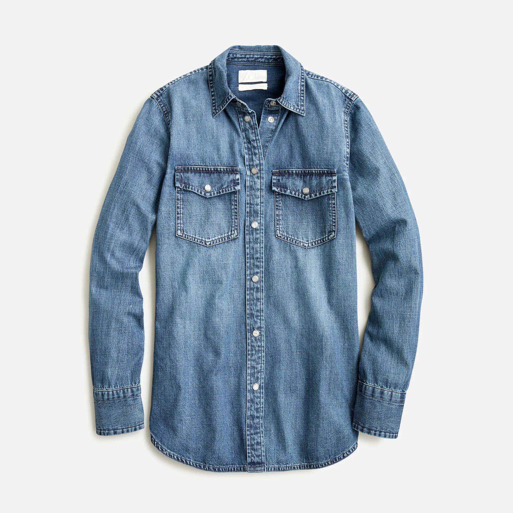 Tall slim-fit chambray shirt | J.Crew US