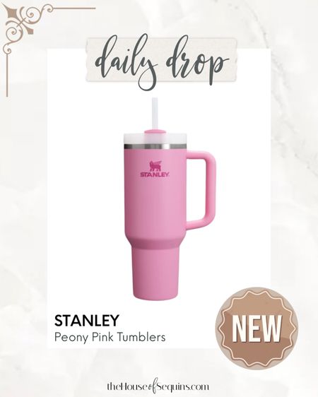 NEW! Peony Pink Stanley cups! SELLOUT RISK! 