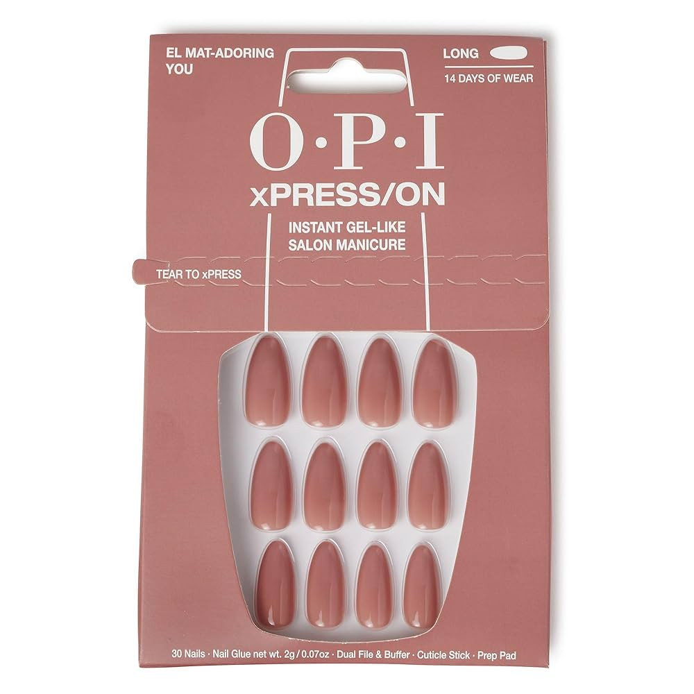 OPI xPRESS/ON Press on Nails | Short Round Classic, Long Almond & Coffin Shape Press-On Professio... | Amazon (US)