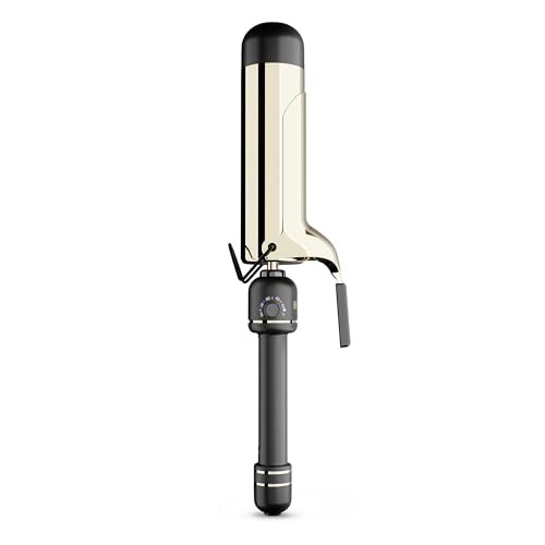 HOT Tools 24K Gold Professional 2" Extended Barrel Curling Iron with Clamp for Loose Curls - 24K Gold Technology for Long-Lasting Results & Longer Barrel for Easy Styling | Amazon (US)