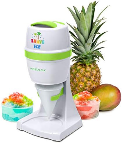 Amazon.com: Nostalgia ESHVICE2HSI Electric Hawaiian Shave Ice & Snow Cone Maker, Includes Reusabl... | Amazon (US)