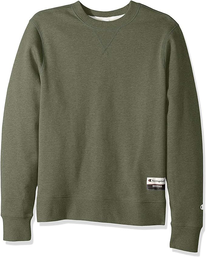 Champion Authentic Originals Men's Sueded Fleece Sweatshirt | Amazon (US)